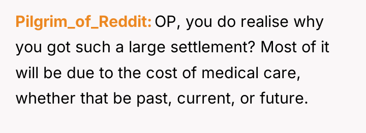 Pilgrim_of_Reddit OP, you do realise why you got such a...