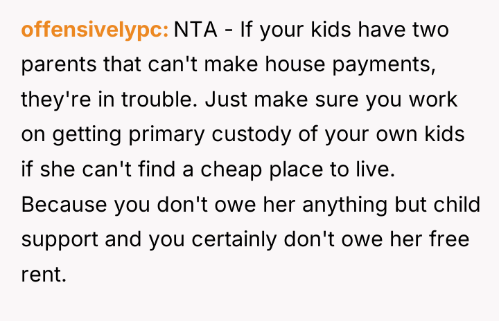 offensivelypc NTA - If your kids have two parents that...
