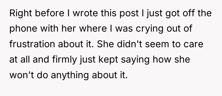 Right before I wrote this post I just got off...