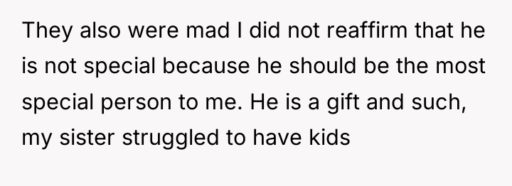 They also were mad I did not reaffirm that he...