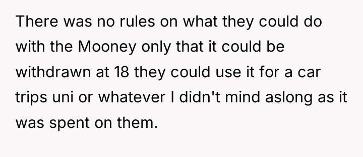 There was no rules on what they could do with...