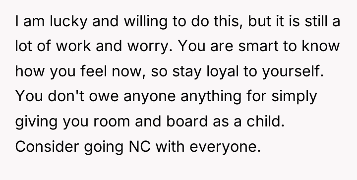 I am lucky and willing to do this, but it...