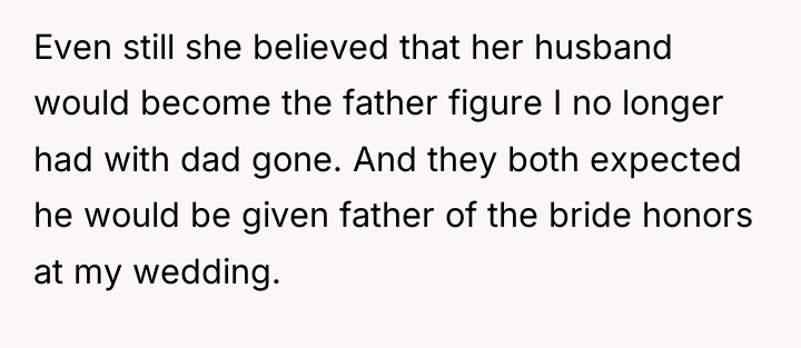 Even still she believed that her husband would become the...