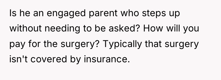 Is he an engaged parent who steps up without needing...