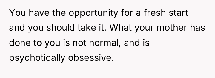 You have the opportunity for a fresh start and you...