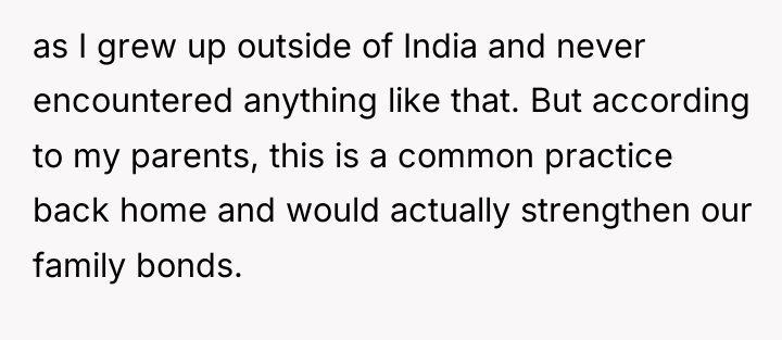 as I grew up outside of India and never encountered...