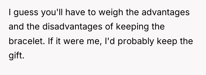 I guess you'll have to weigh the advantages and the...