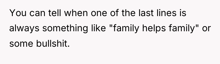 You can tell when one of the last lines is...