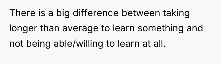 There is a big difference between taking longer than average...