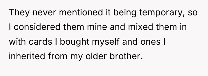 They never mentioned it being temporary, so I considered them...
