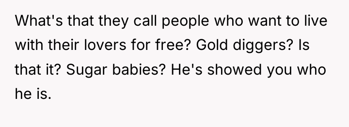 What's that they call people who want to live with...