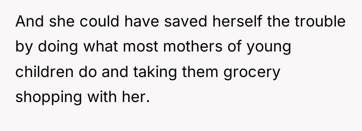 And she could have saved herself the trouble by doing...
