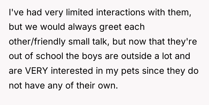 I've had very limited interactions with them, but we would...
