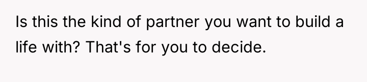 Is this the kind of partner you want to build...