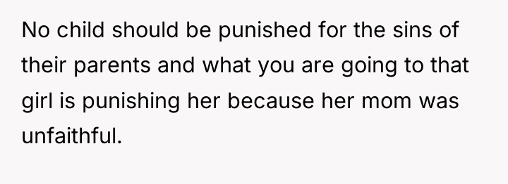 No child should be punished for the sins of their...