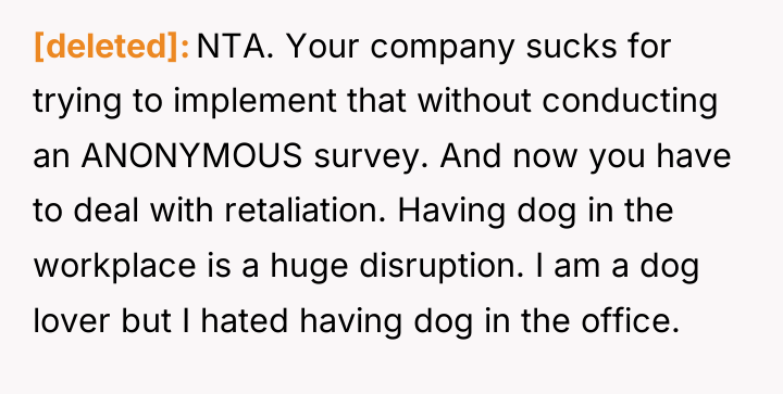 [deleted] NTA. Your company sucks for trying to implement that...