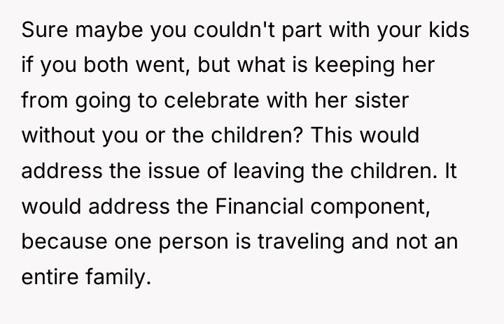 Sure maybe you couldn't part with your kids if you...