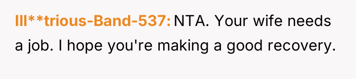 Ill**trious-Band-537 NTA. Your wife needs a job. I hope you're...