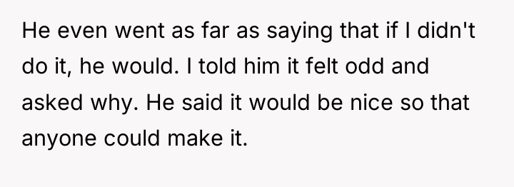 He even went as far as saying that if I...
