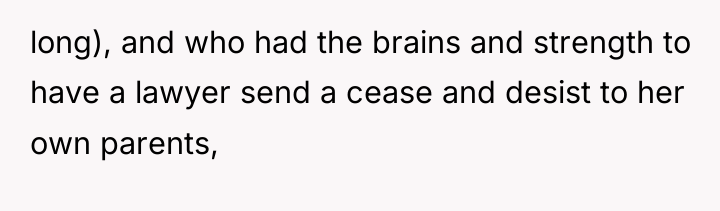 long), and who had the brains and strength to have...