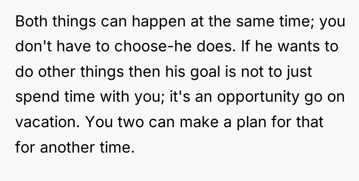 Both things can happen at the same time; you don't...