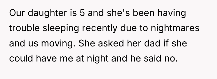 Our daughter is 5 and she's been having trouble sleeping...
