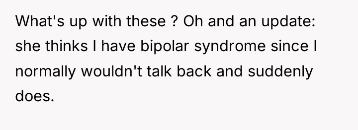 What's up with these ? Oh and an update: she...