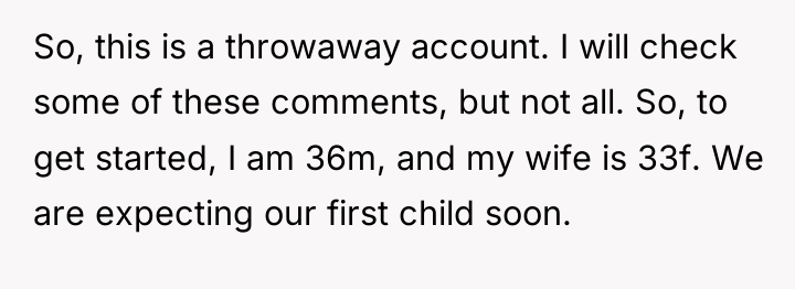 So, this is a throwaway account. I will check some...