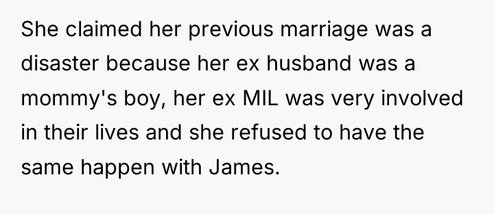 She claimed her previous marriage was a disaster because her...