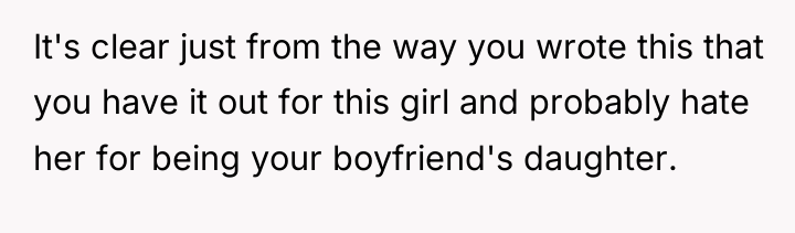 It's clear just from the way you wrote this that...