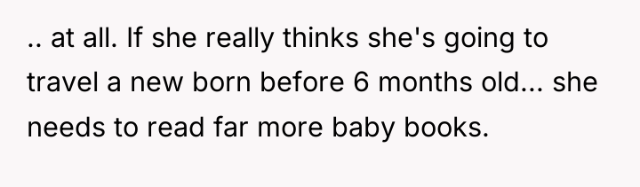 .. at all. If she really thinks she's going to...
