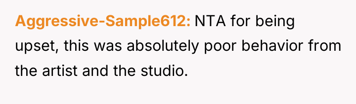 Aggressive-Sample612 NTA for being upset, this was absolutely poor behavior...