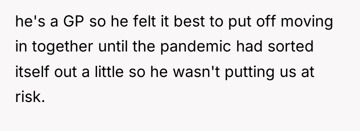 he's a GP so he felt it best to put...