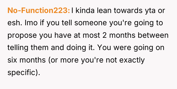 No-Function223 I kinda lean towards yta or esh. Imo if...