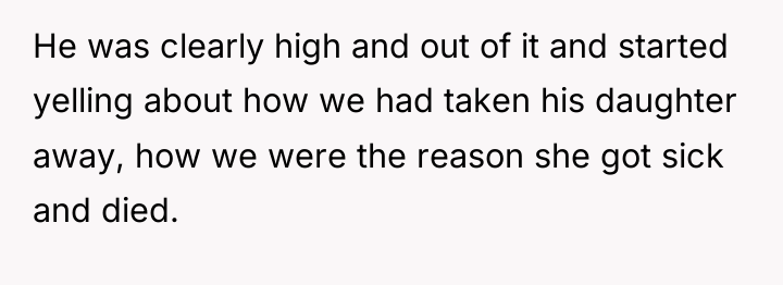 He was clearly high and out of it and started...