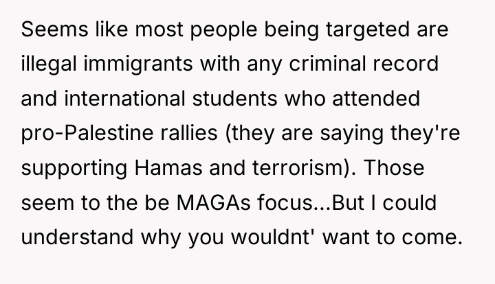 Seems like most people being targeted are illegal immigrants with...