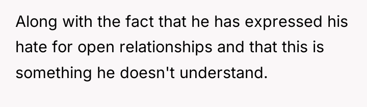 Along with the fact that he has expressed his hate...