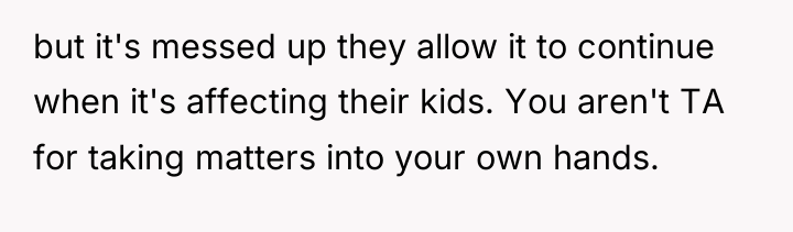 but it's messed up they allow it to continue when...