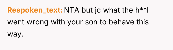 Respoken_text NTA but jc what the h**l went wrong with...