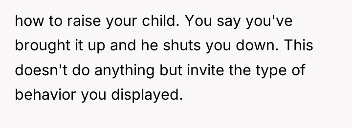 how to raise your child. You say you've brought it...