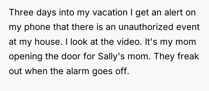 Three days into my vacation I get an alert on...