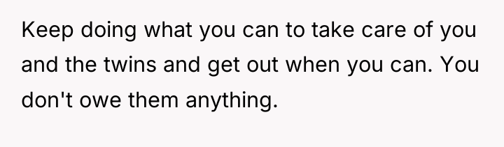 Keep doing what you can to take care of you...