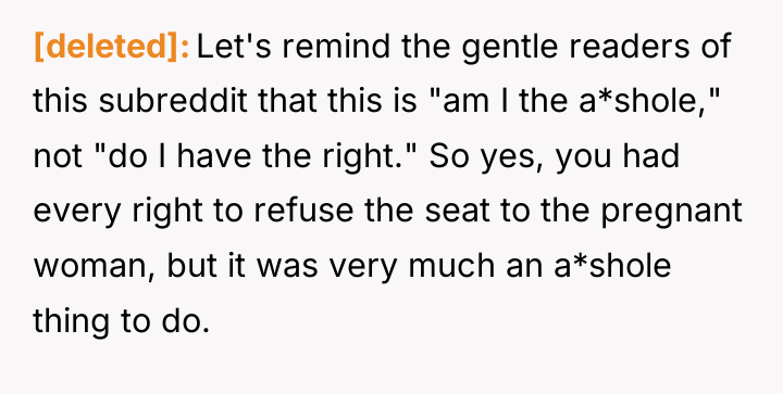 [deleted] Let's remind the gentle readers of this subreddit that...