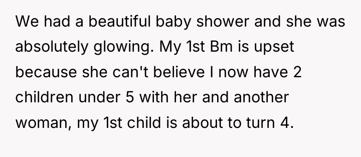 We had a beautiful baby shower and she was absolutely...