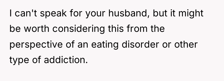 I can't speak for your husband, but it might be...
