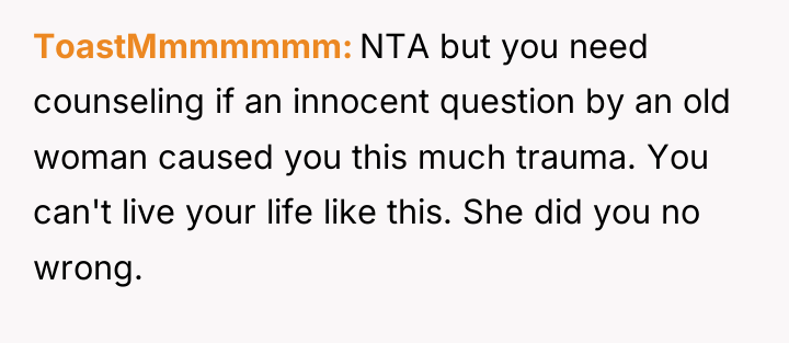 ToastMmmmmmm NTA but you need counseling if an innocent question...