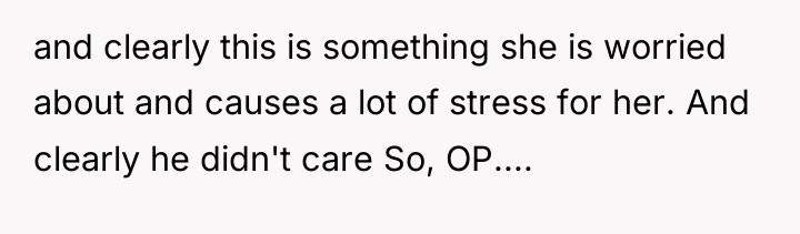 and clearly this is something she is worried about and...