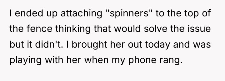 I ended up attaching "spinners" to the top of the...