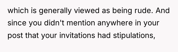 which is generally viewed as being rude. And since you...