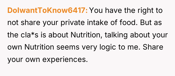 DoIwantToKnow6417 You have the right to not share your private...